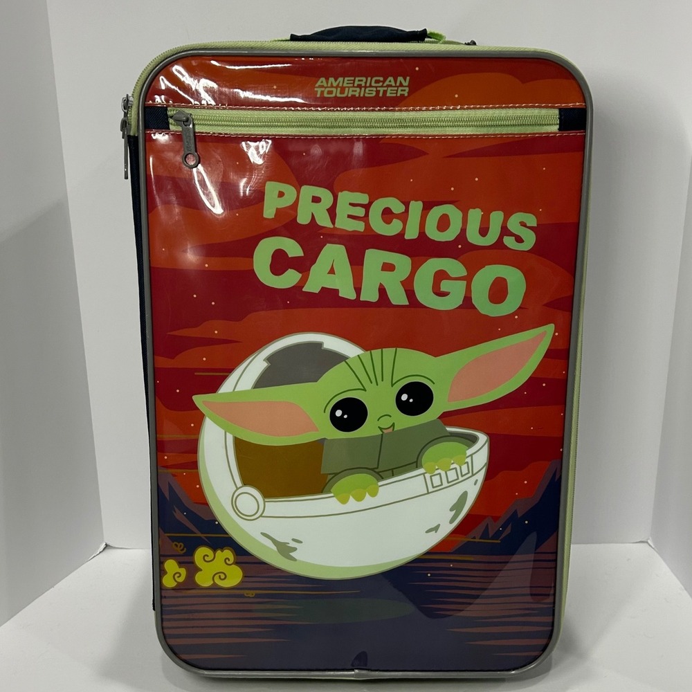 American Tourister Star Wars Grogu Precious Cargo Rolling Suitcase 18in Luggage